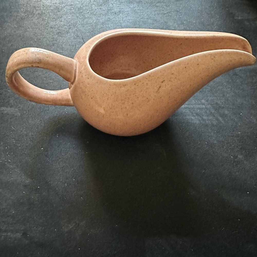 Vintage RUSSEL WRIGHT Gravy Boat Creamer CORAL MCM